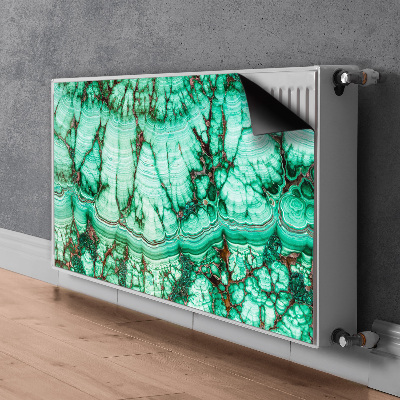 Magnetic radiator cover Marble Turquoise