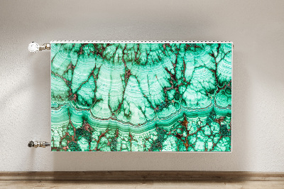 Magnetic radiator cover Marble Turquoise