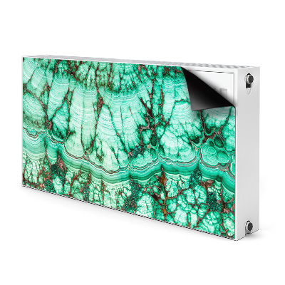 Magnetic radiator cover Marble Turquoise