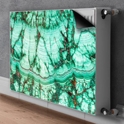 Magnetic radiator cover Marble Turquoise