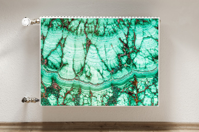 Magnetic radiator cover Marble Turquoise