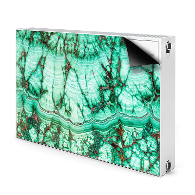 Magnetic radiator cover Marble Turquoise