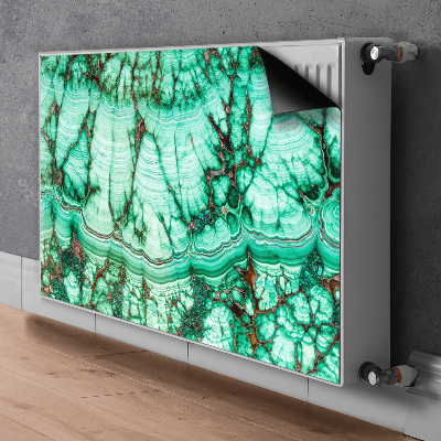 Magnetic radiator cover Marble Turquoise