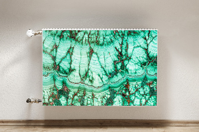 Magnetic radiator cover Marble Turquoise