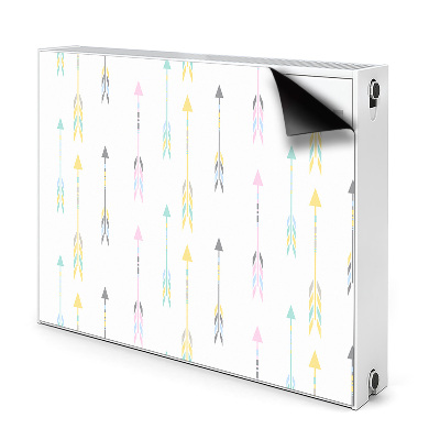 Decorative radiator cover Arrows