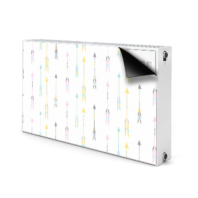 Decorative radiator cover Arrows