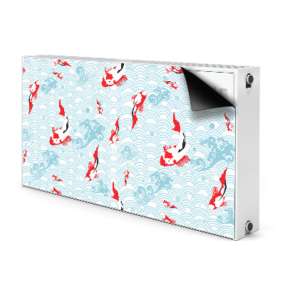 Decorative radiator cover Carp Koi