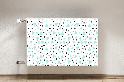 Magnetic radiator mat Retro pattern