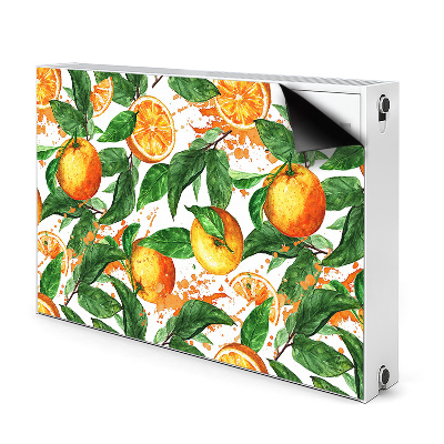 Decorative radiator mat Oranges