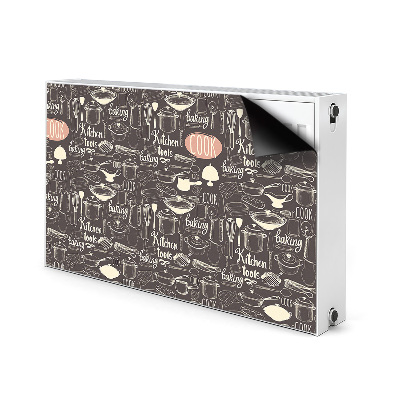 Printed radiator mat Kitchen tools