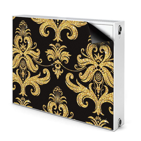 Magnetic radiator mat Golden ornament