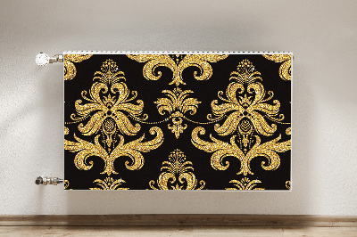 Magnetic radiator mat Golden ornament