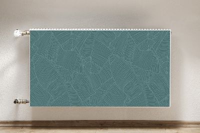 Magnetic radiator mat Water leaf