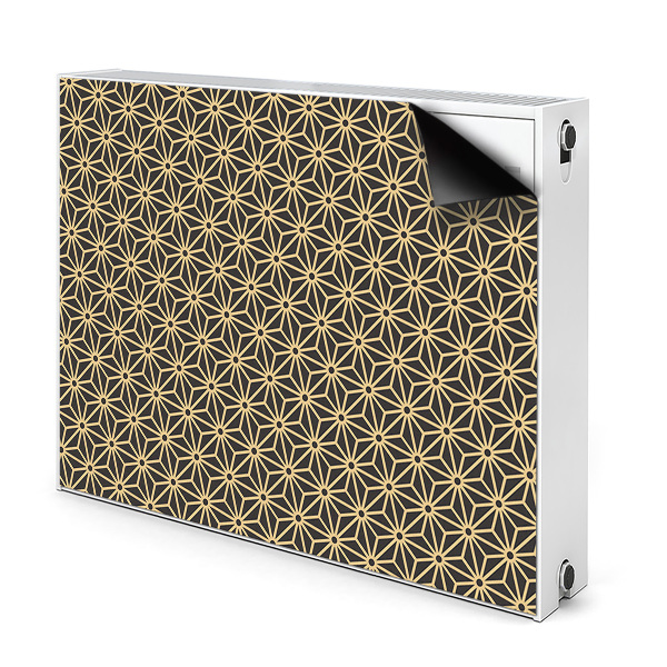 Decorative radiator cover Cubpattern