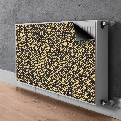 Decorative radiator cover Cubpattern