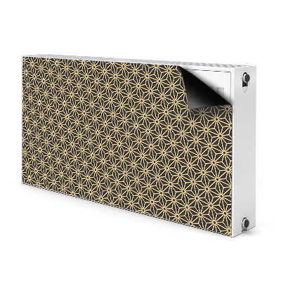 Decorative radiator cover Cubpattern