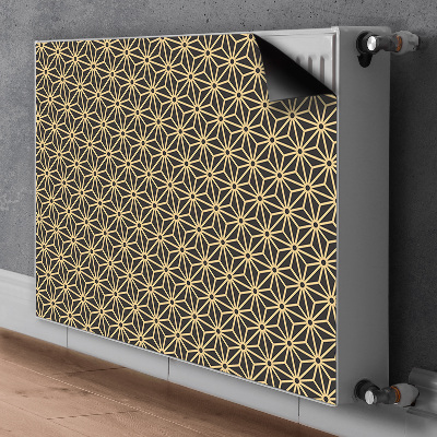 Decorative radiator cover Cubpattern