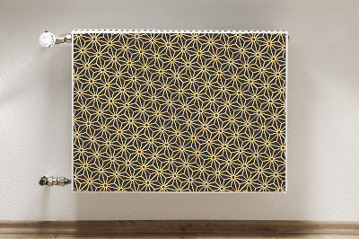 Decorative radiator cover Cubpattern