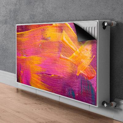 Magnetic radiator mat Paint on canvas