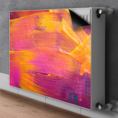 Magnetic radiator mat Paint on canvas