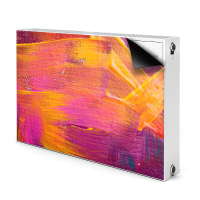 Magnetic radiator mat Paint on canvas