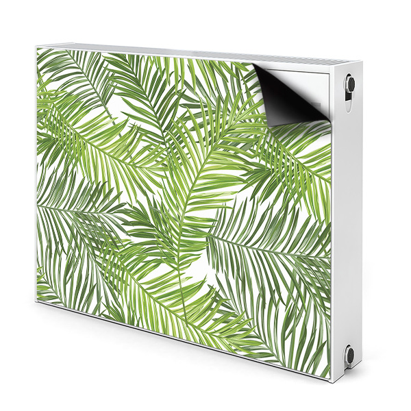 Magnetic radiator cover Palm leaves