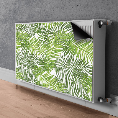 Magnetic radiator cover Palm leaves