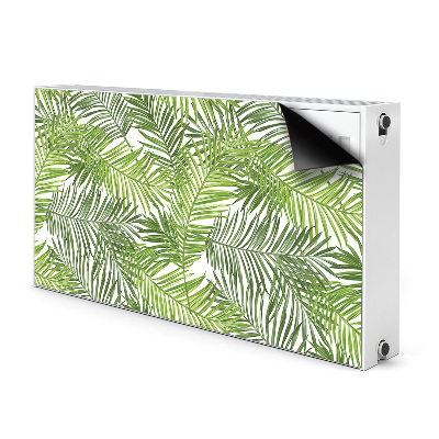 Magnetic radiator cover Palm leaves