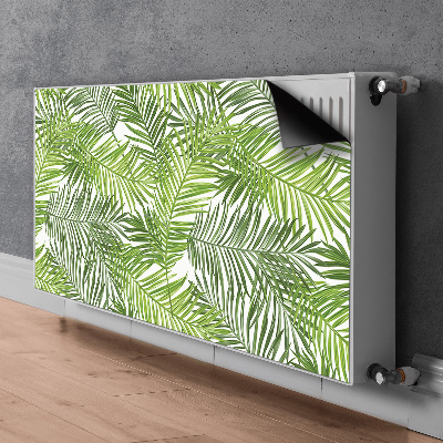 Magnetic radiator cover Palm leaves