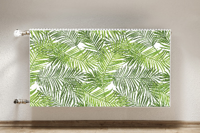 Magnetic radiator cover Palm leaves