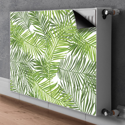 Magnetic radiator cover Palm leaves