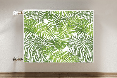 Magnetic radiator cover Palm leaves