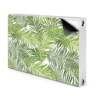 Magnetic radiator cover Palm leaves