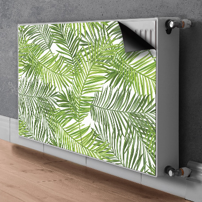 Magnetic radiator cover Palm leaves