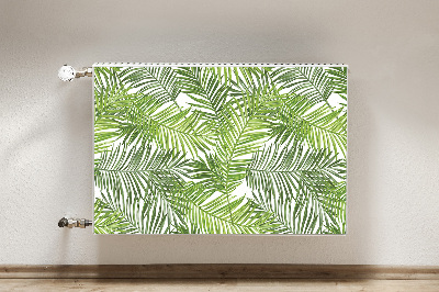 Magnetic radiator cover Palm leaves