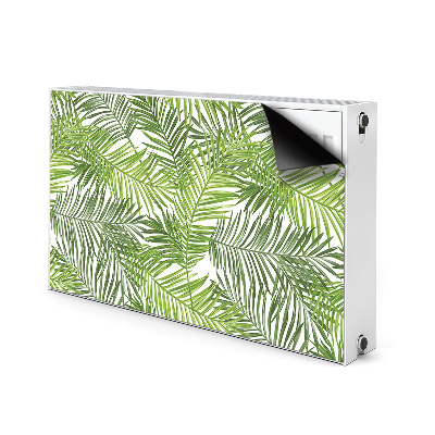 Magnetic radiator cover Palm leaves