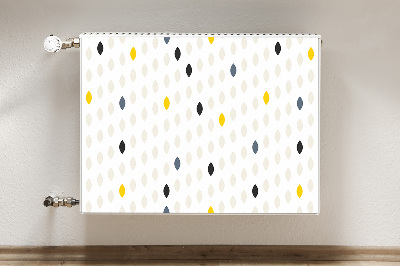 Decorative radiator cover Colorful lemons