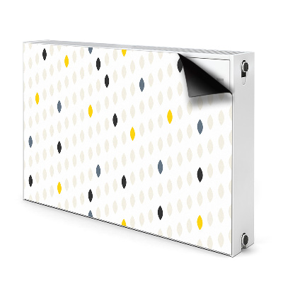 Decorative radiator cover Colorful lemons