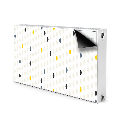 Decorative radiator cover Colorful lemons