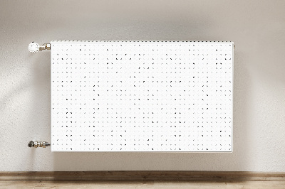 Decorative radiator cover Symmetrical pattern