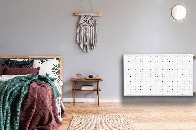 Decorative radiator cover Symmetrical pattern