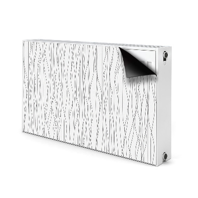 Radiator cover Black triangles