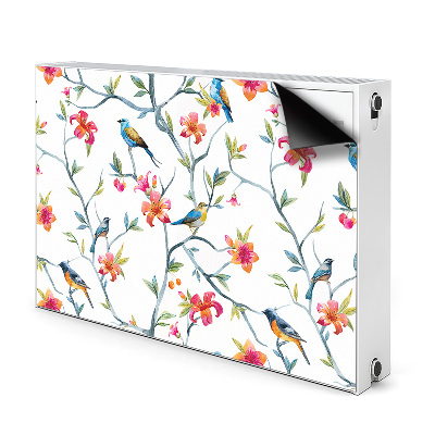 Printed radiator mat Flowers