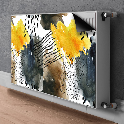 Magnetic radiator mat Autumn colors