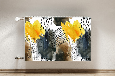 Magnetic radiator mat Autumn colors