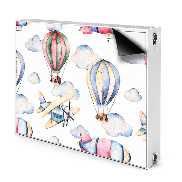 Radiator cover Balloons and controls