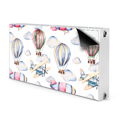 Radiator cover Balloons and controls