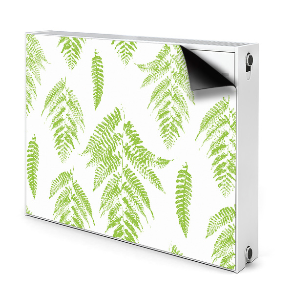 Decorative radiator mat Fern prints
