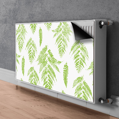 Decorative radiator mat Fern prints
