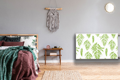 Decorative radiator mat Fern prints